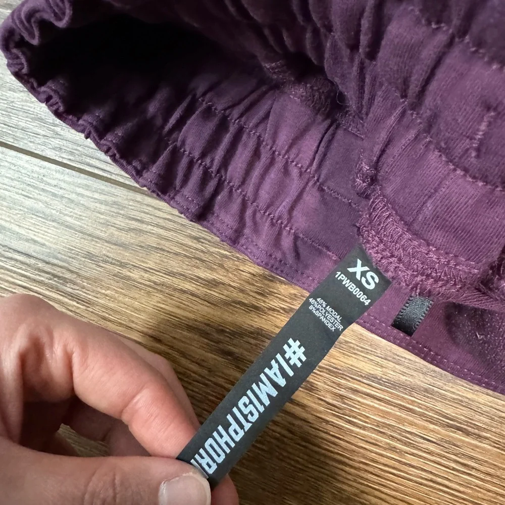 1st Phorm Shorts Women's XS Purple Comfy Athletic 1P Drawstring Casual - Picture 5 of 5